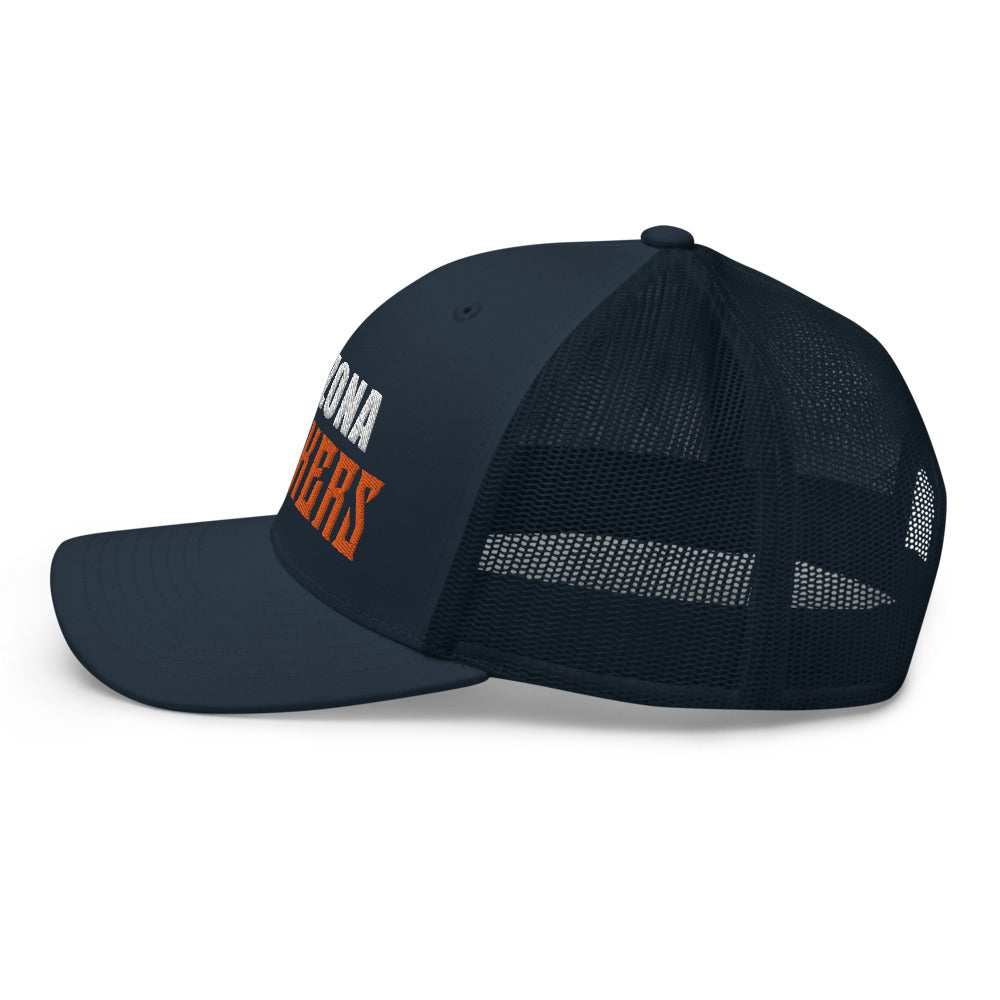 Trucker Cap with Arizona Drinkers in Orange Color on Front
