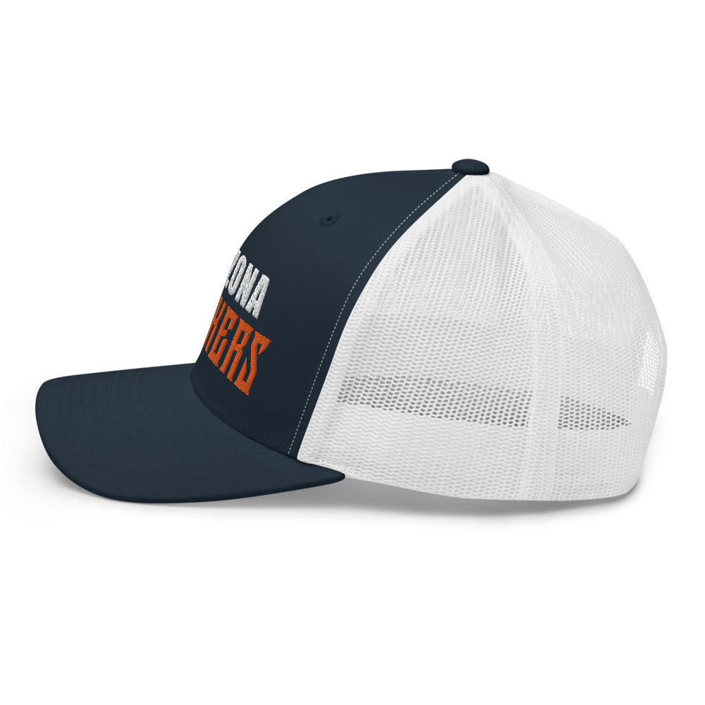 Trucker Cap with Arizona Drinkers in Orange Color on Front