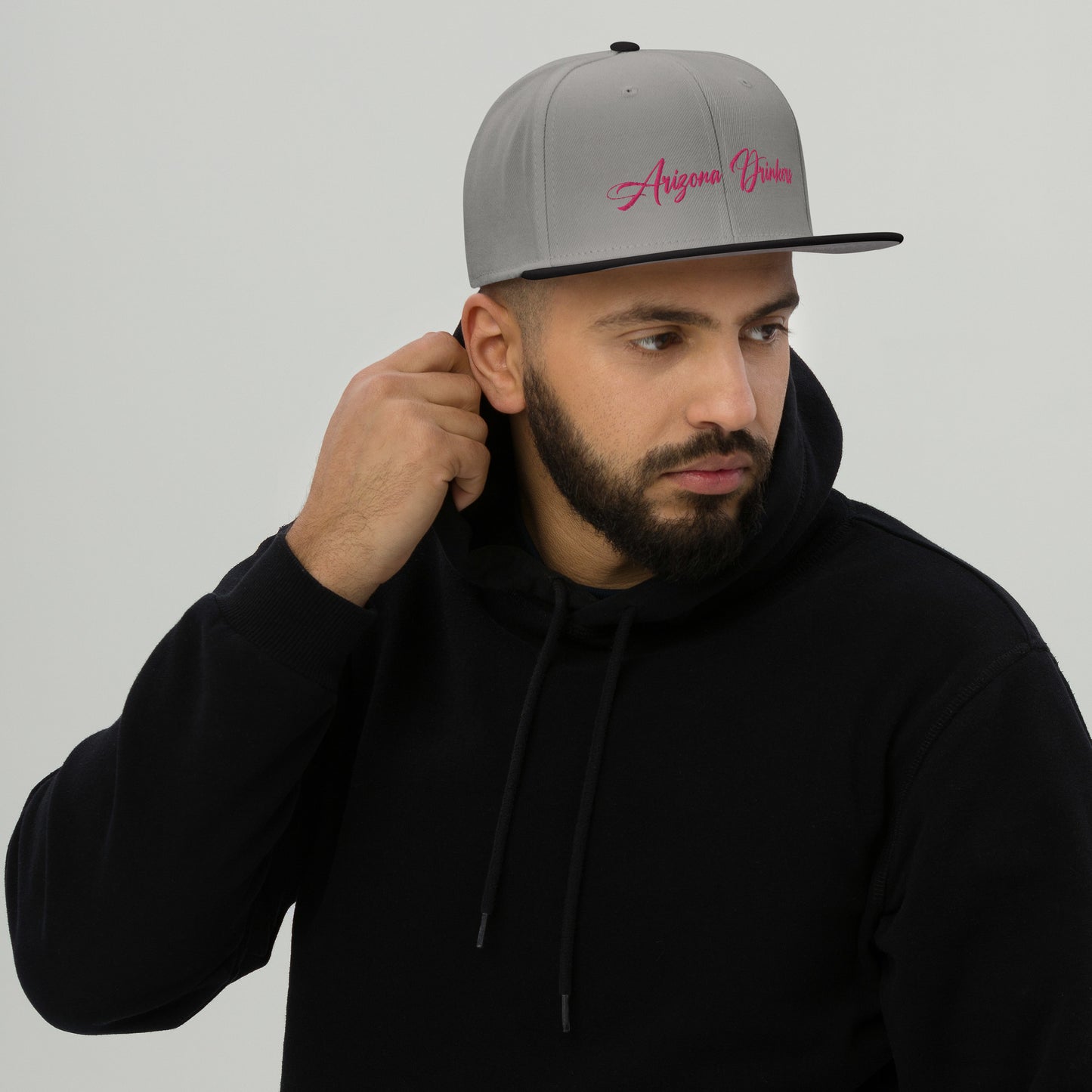 Snapback Hat with Pink Color