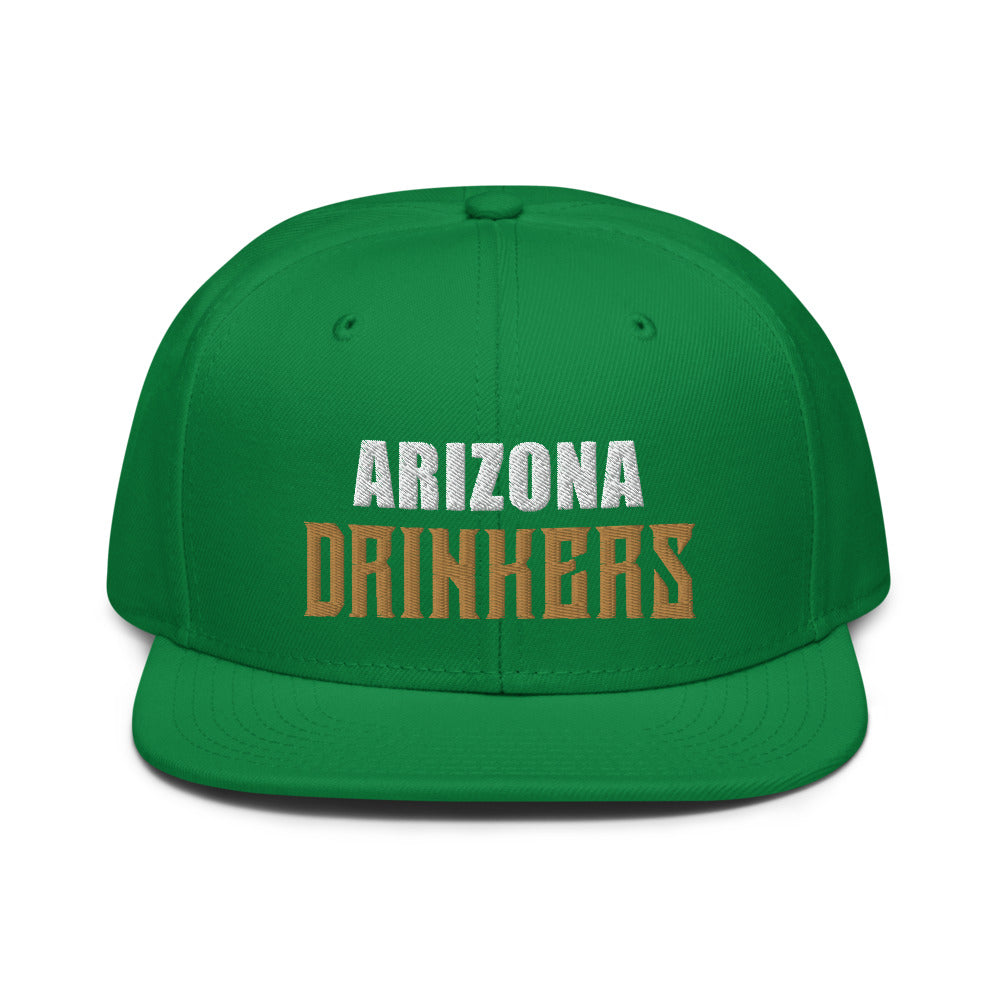 Snapback Hat with Arizona Drinkers on Front