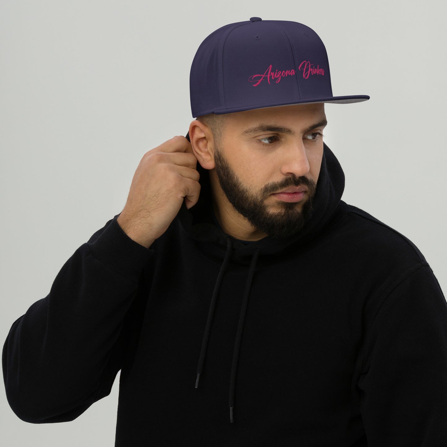 Snapback Hat with Pink Color