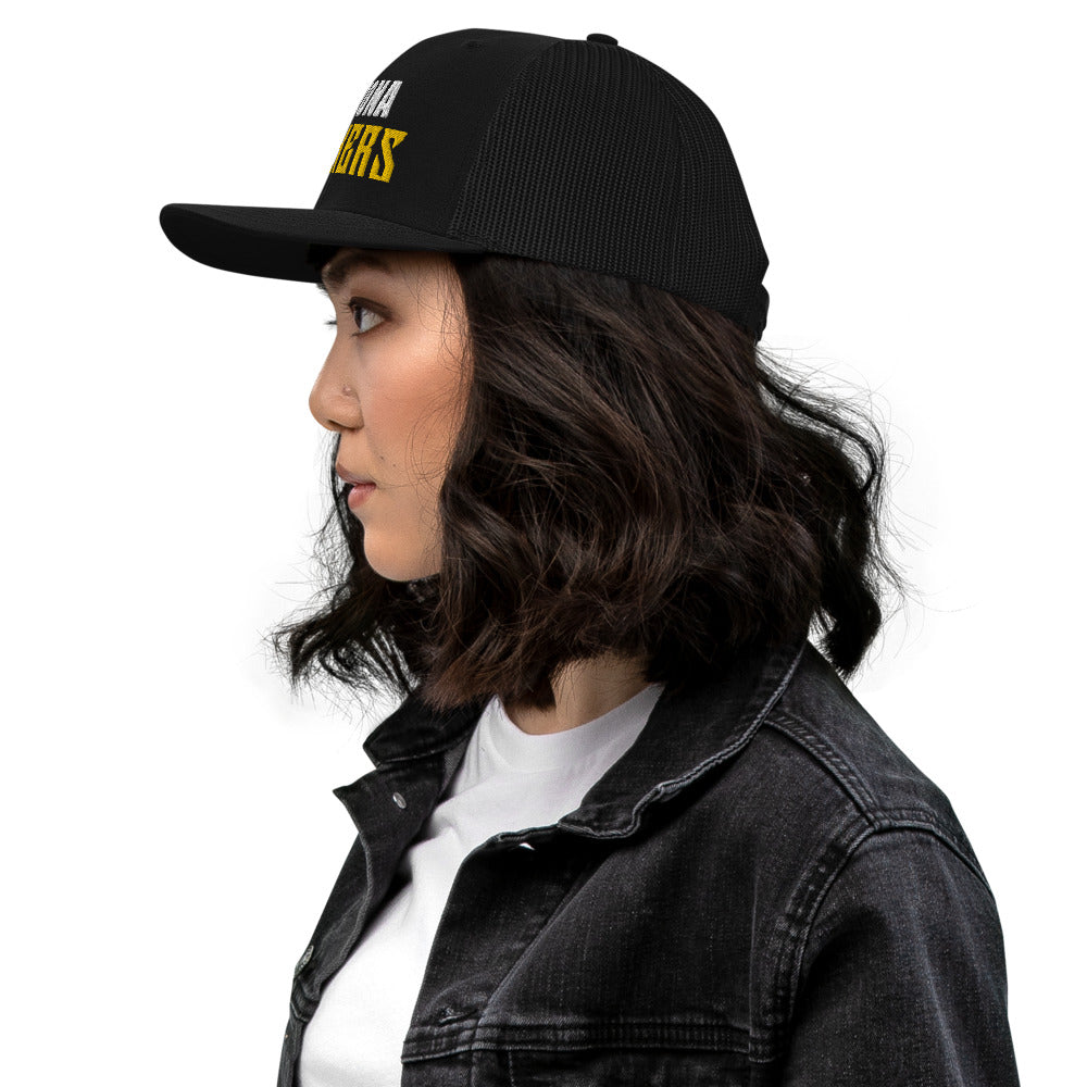 Trucker Cap with Arizona Drinkers in Yellow Color on Front