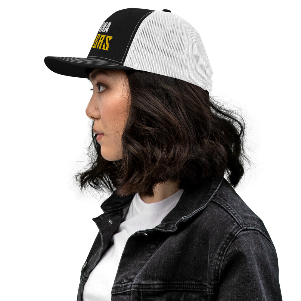 Trucker Cap with Arizona Drinkers in Yellow Color on Front