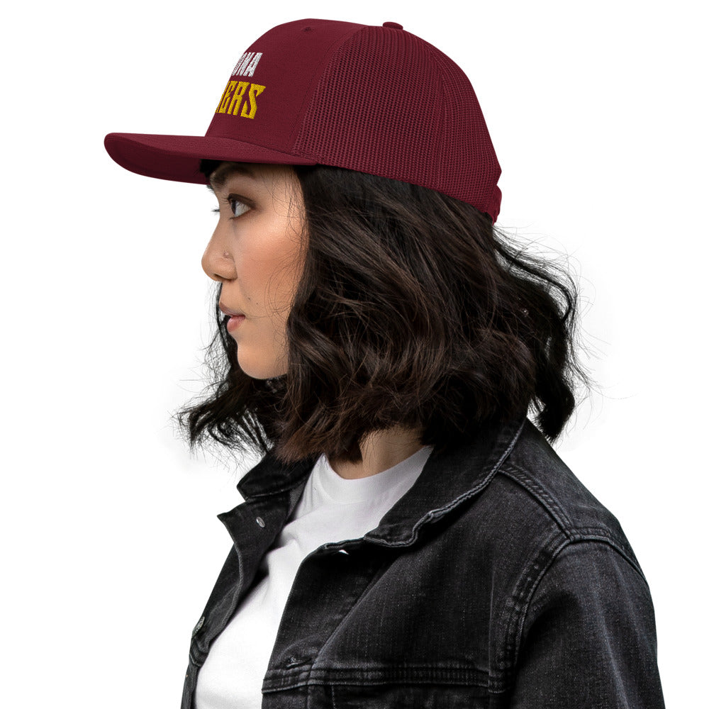 Trucker Cap with Arizona Drinkers in Yellow Color on Front