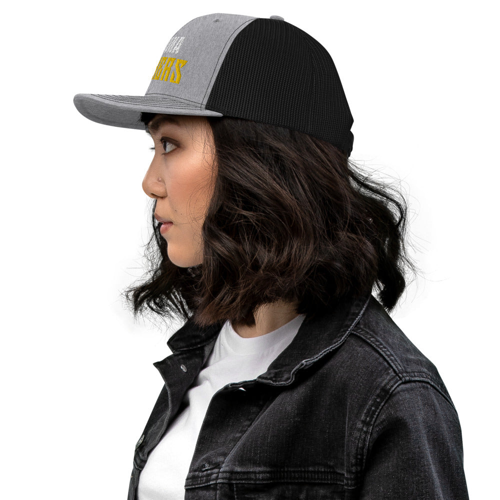 Trucker Cap with Arizona Drinkers in Yellow Color on Front