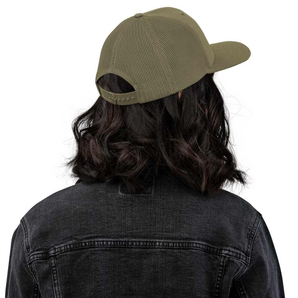Trucker Cap with Arizona Drinkers in Yellow Color on Front