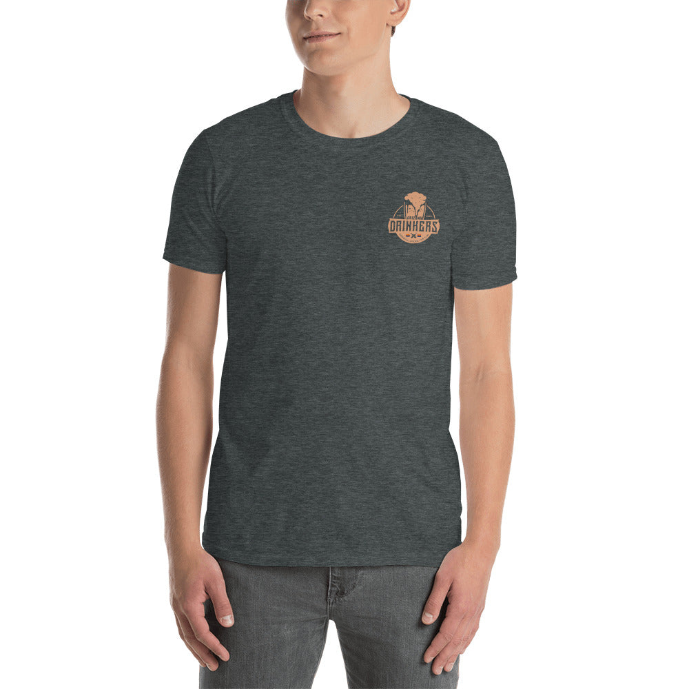 Short-Sleeve Unisex T-Shirt with arizona drinkers logo