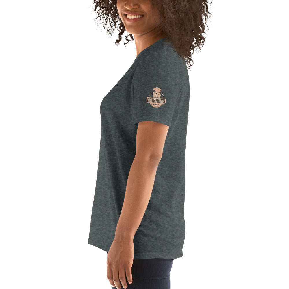 Short-Sleeve Unisex T-Shirt with Arizona Drinkers Logo on both sleeves