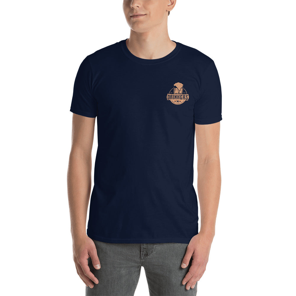 Short-Sleeve Unisex T-Shirt with arizona drinkers logo