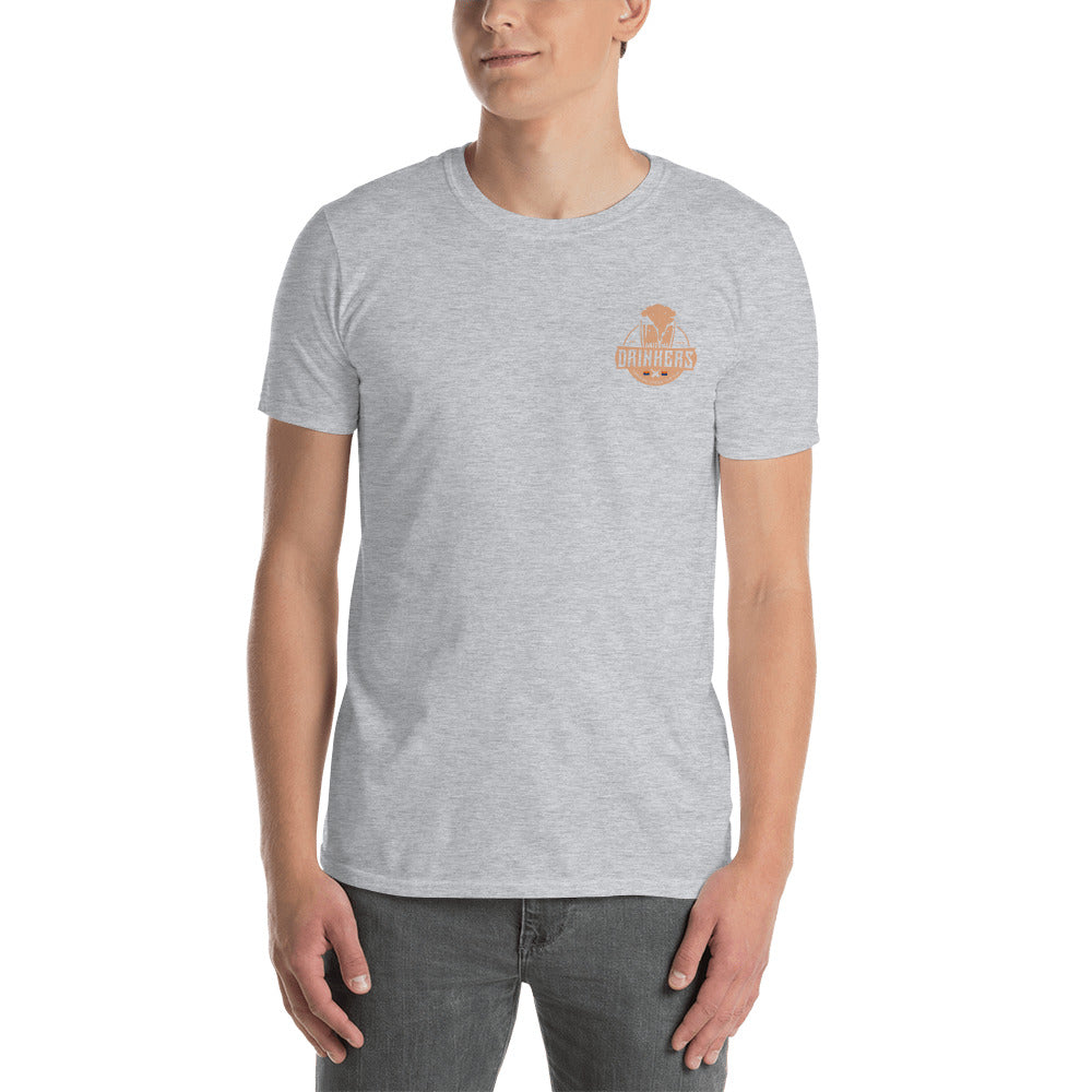 Short-Sleeve Unisex T-Shirt with arizona drinkers logo