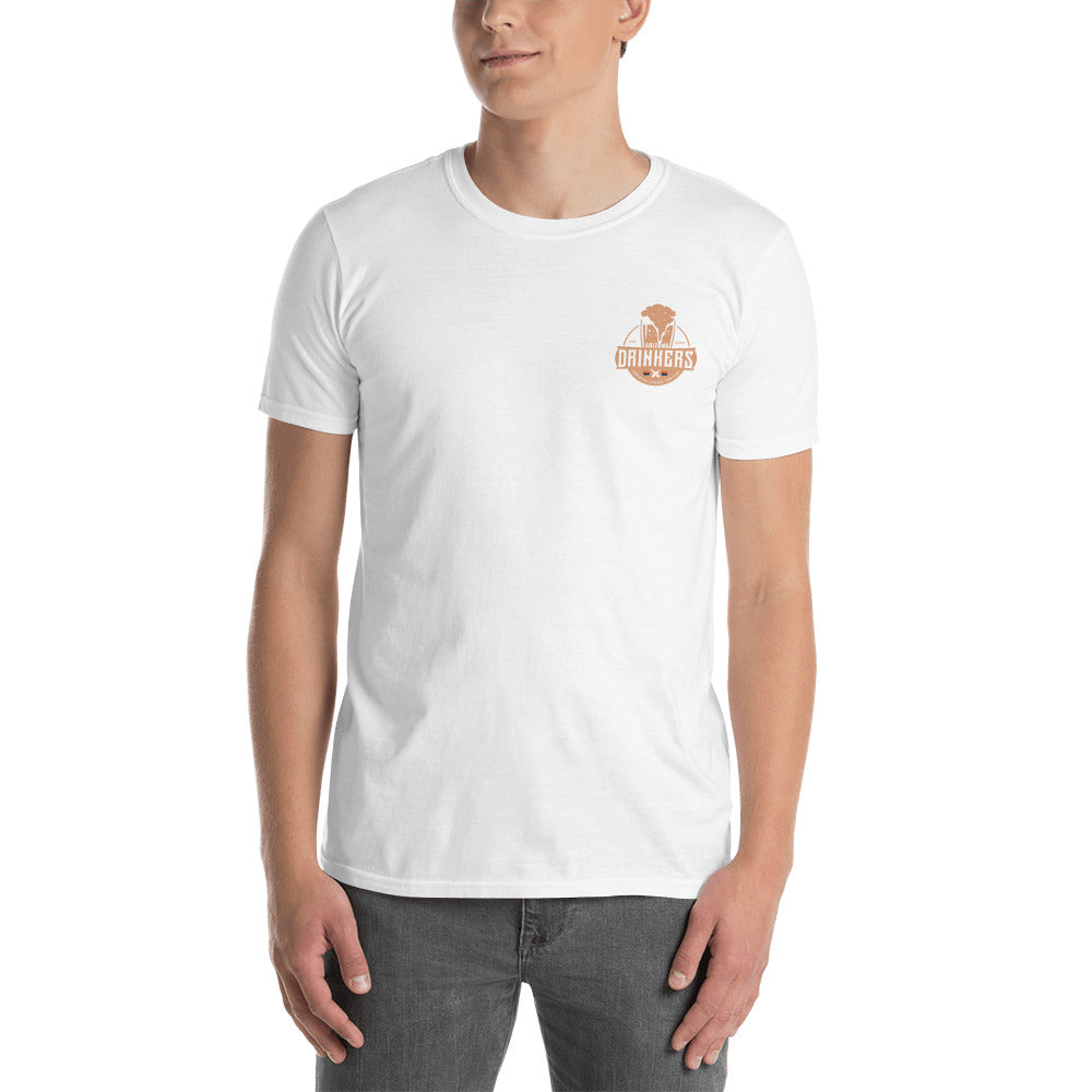 Short-Sleeve Unisex T-Shirt with arizona drinkers logo