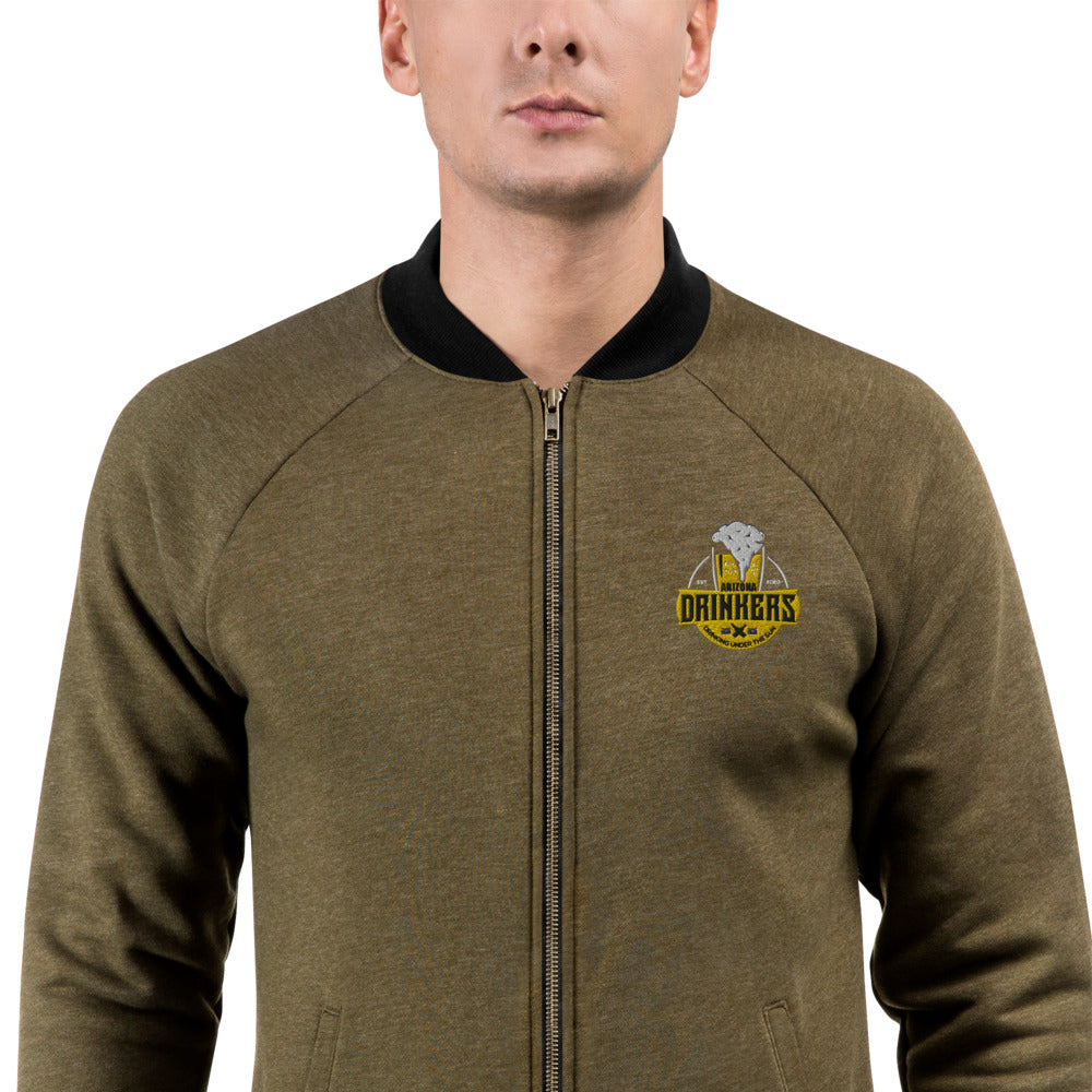 Bomber Jacket with Arizona Drinkers Logo on left chest