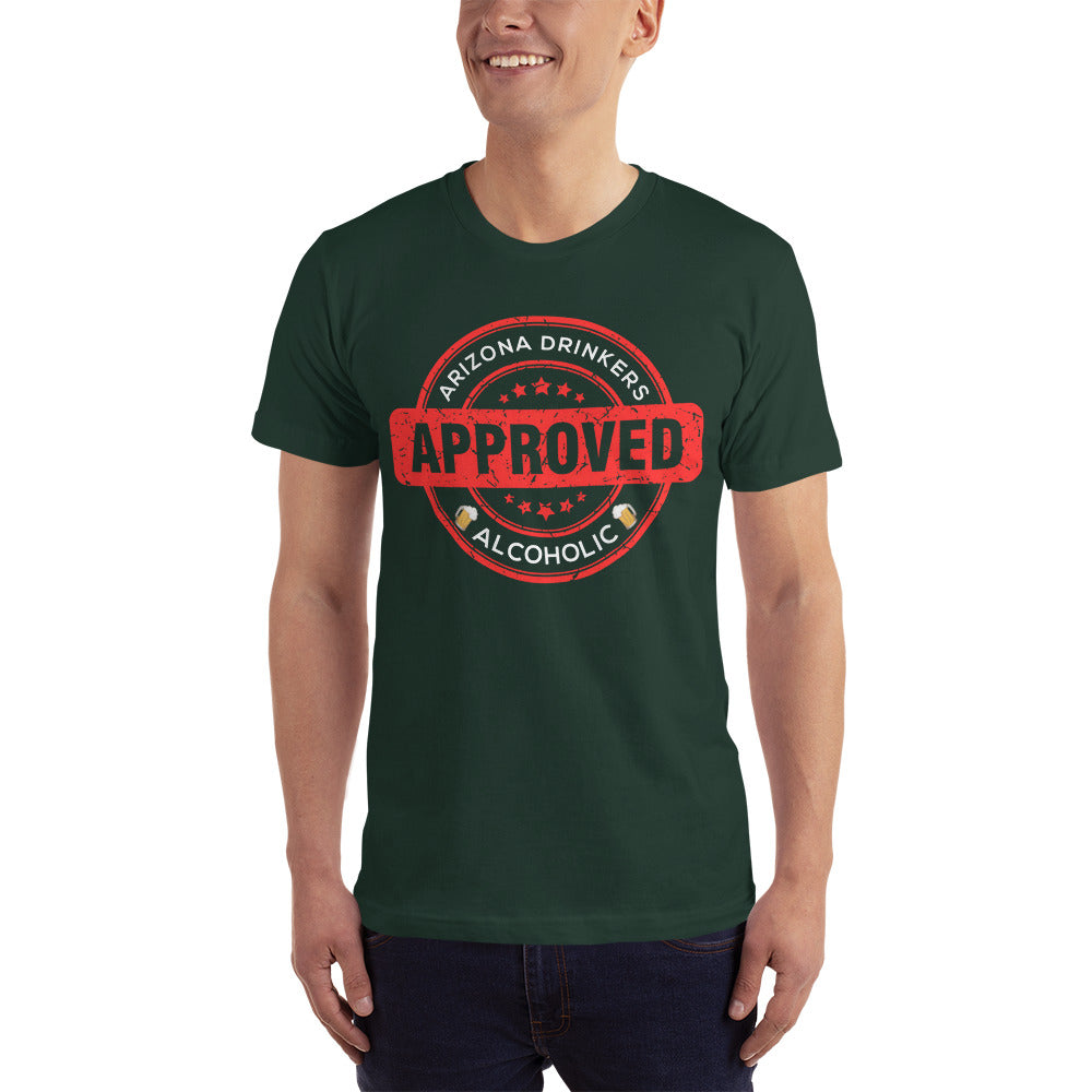 T-Shirt with Drinkers Text on Front