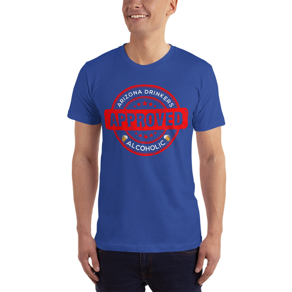 T-Shirt with Drinkers Text on Front