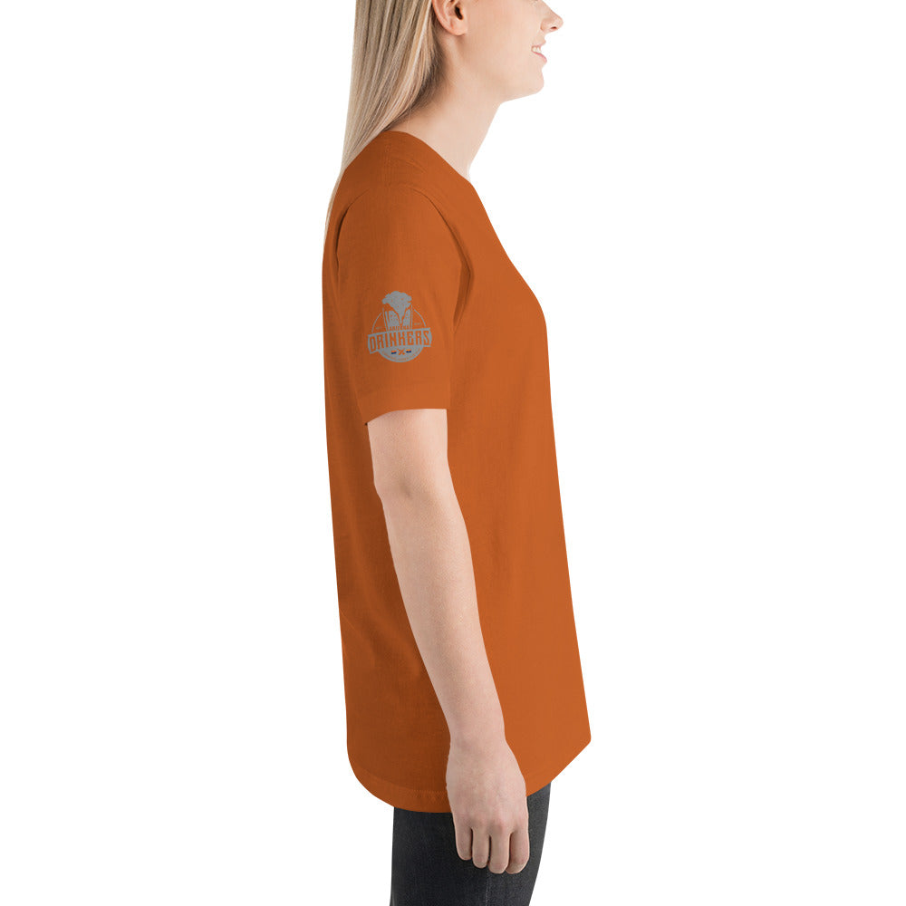 Short-Sleeve Unisex T-Shirt with Arizona Drinkers Logo