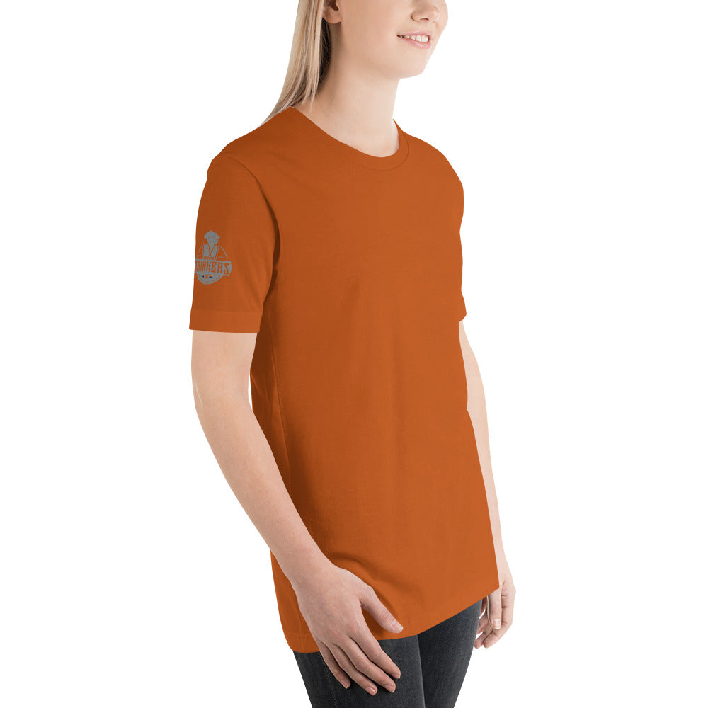 Short-Sleeve Unisex T-Shirt with Arizona Drinkers Logo