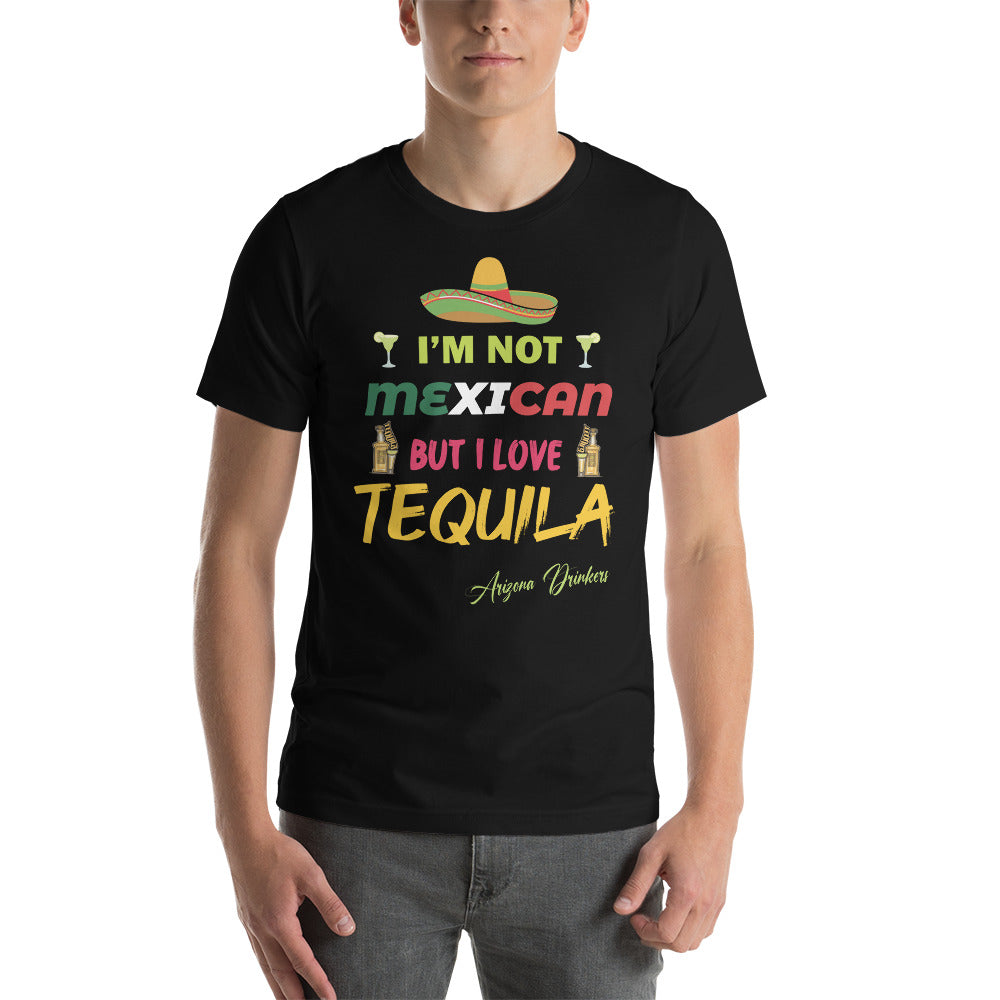 Short-sleeve unisex t-shirt with Drinkers Text on front