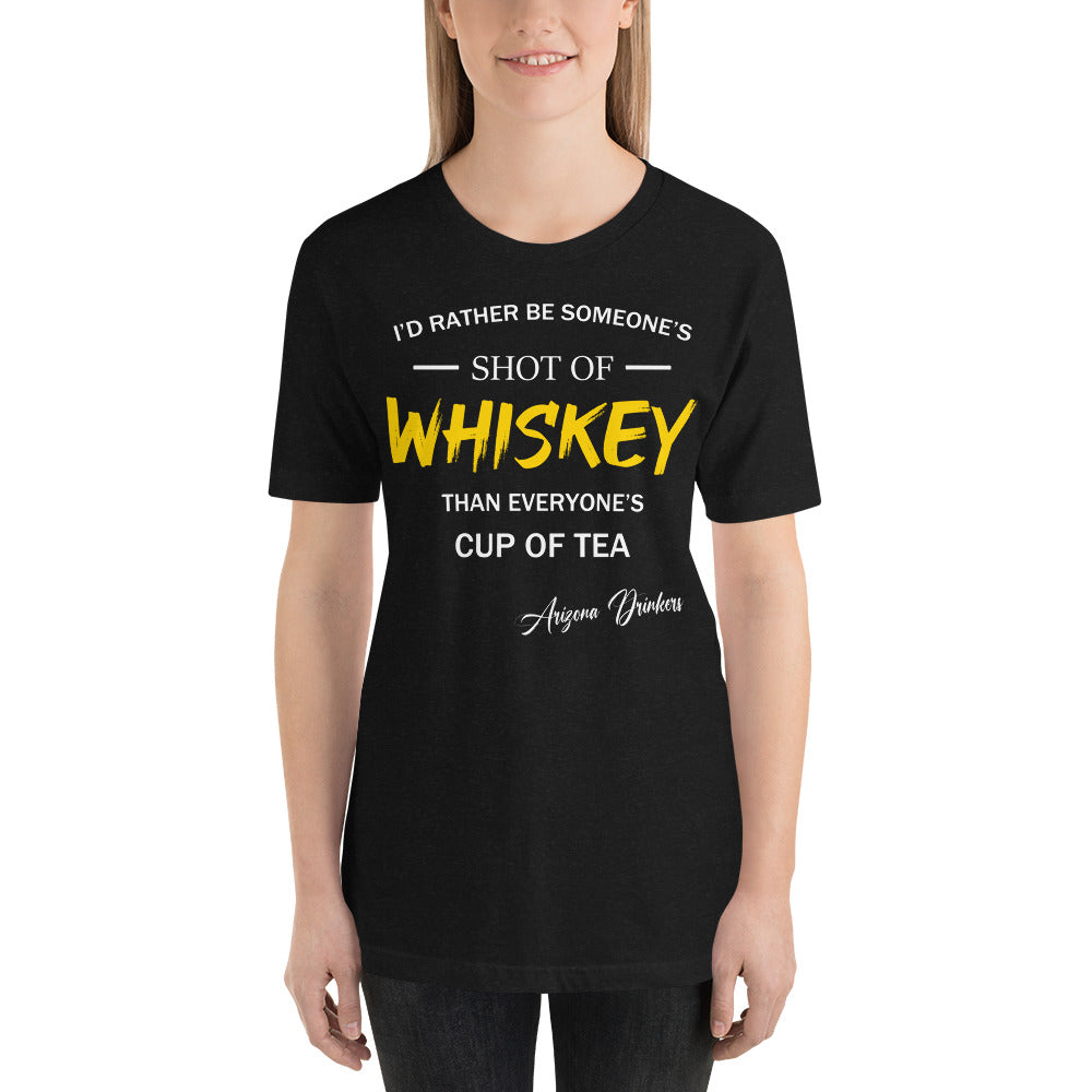 Unisex t-shirt with Drinkers Text