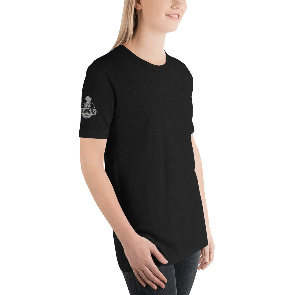 Short-Sleeve Unisex T-Shirt with Arizona Drinkers Logo