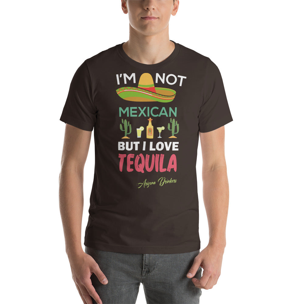 Short-sleeve unisex t-shirt with Drinkers Text on front