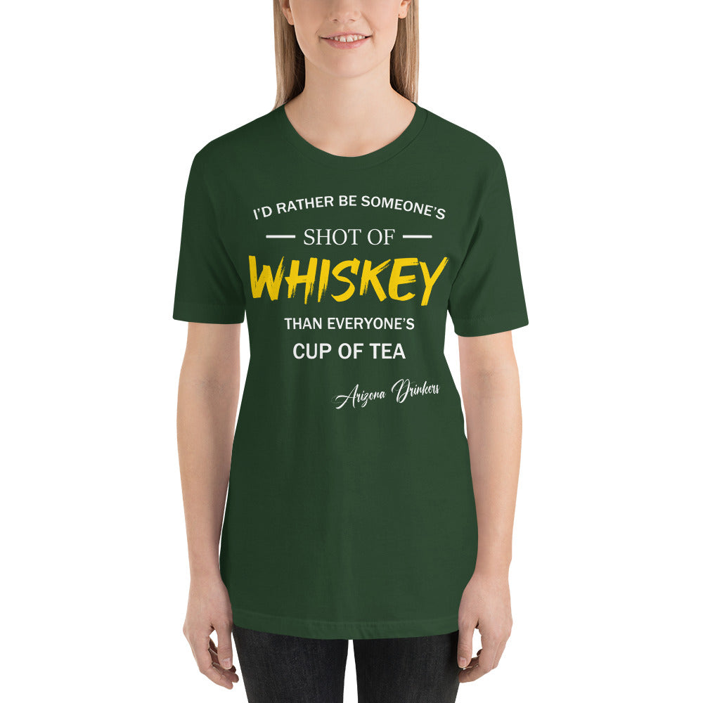 Unisex t-shirt with Drinkers Text