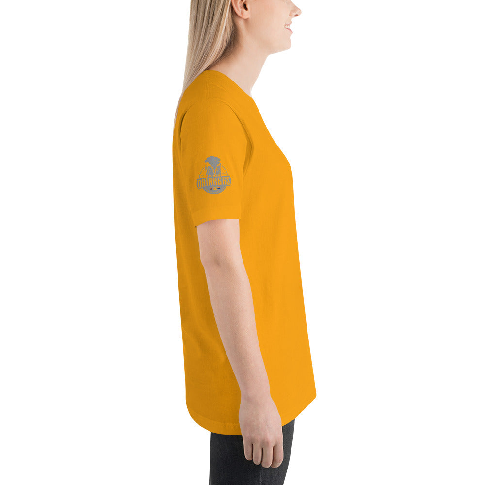 Short-Sleeve Unisex T-Shirt with Arizona Drinkers Logo