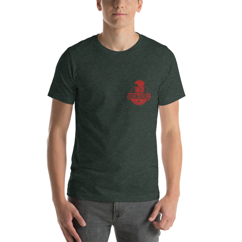 Short-Sleeve Unisex T-Shirt with Arizona Drinkers Logo