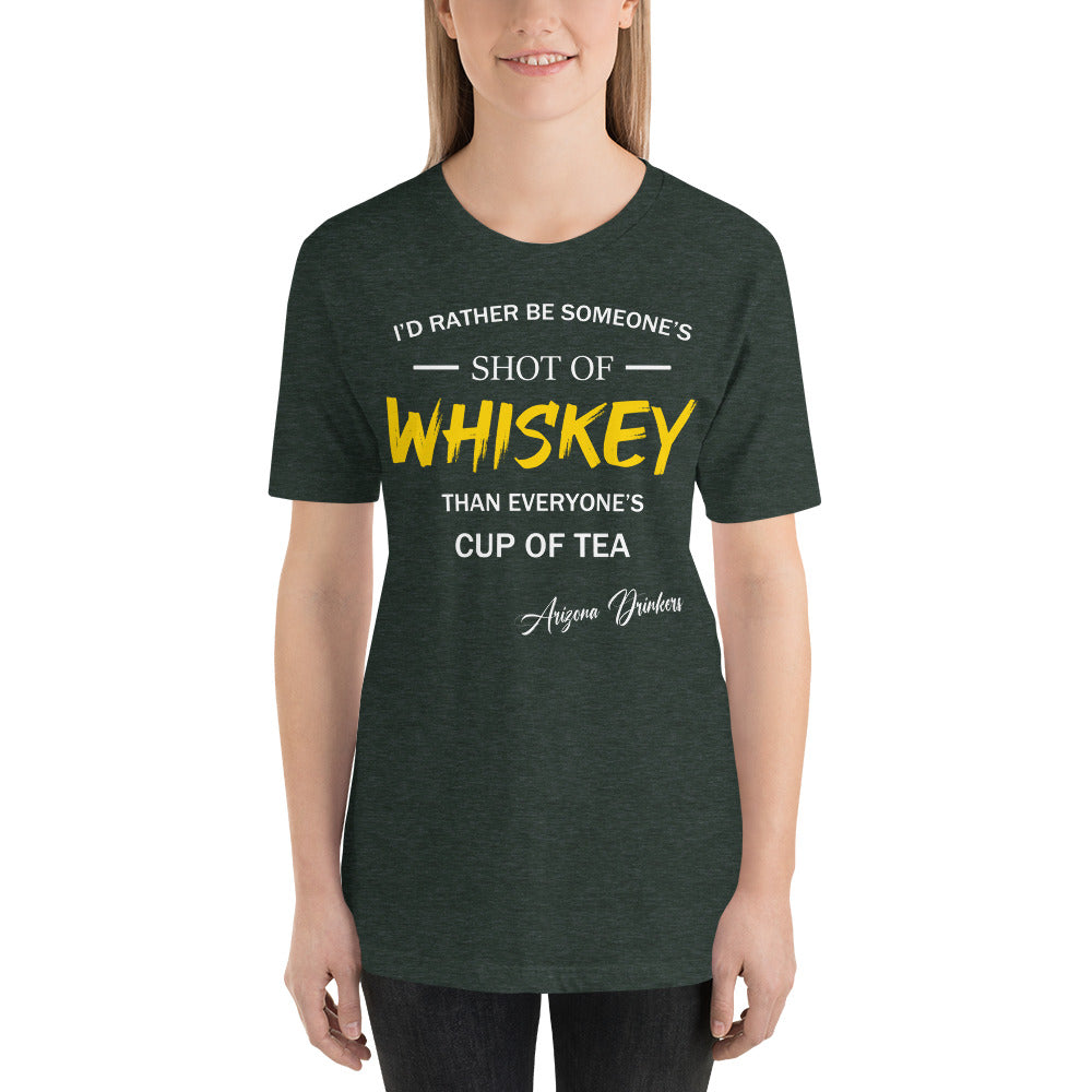 Unisex t-shirt with Drinkers Text