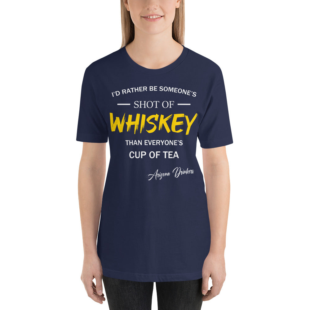 Unisex t-shirt with Drinkers Text