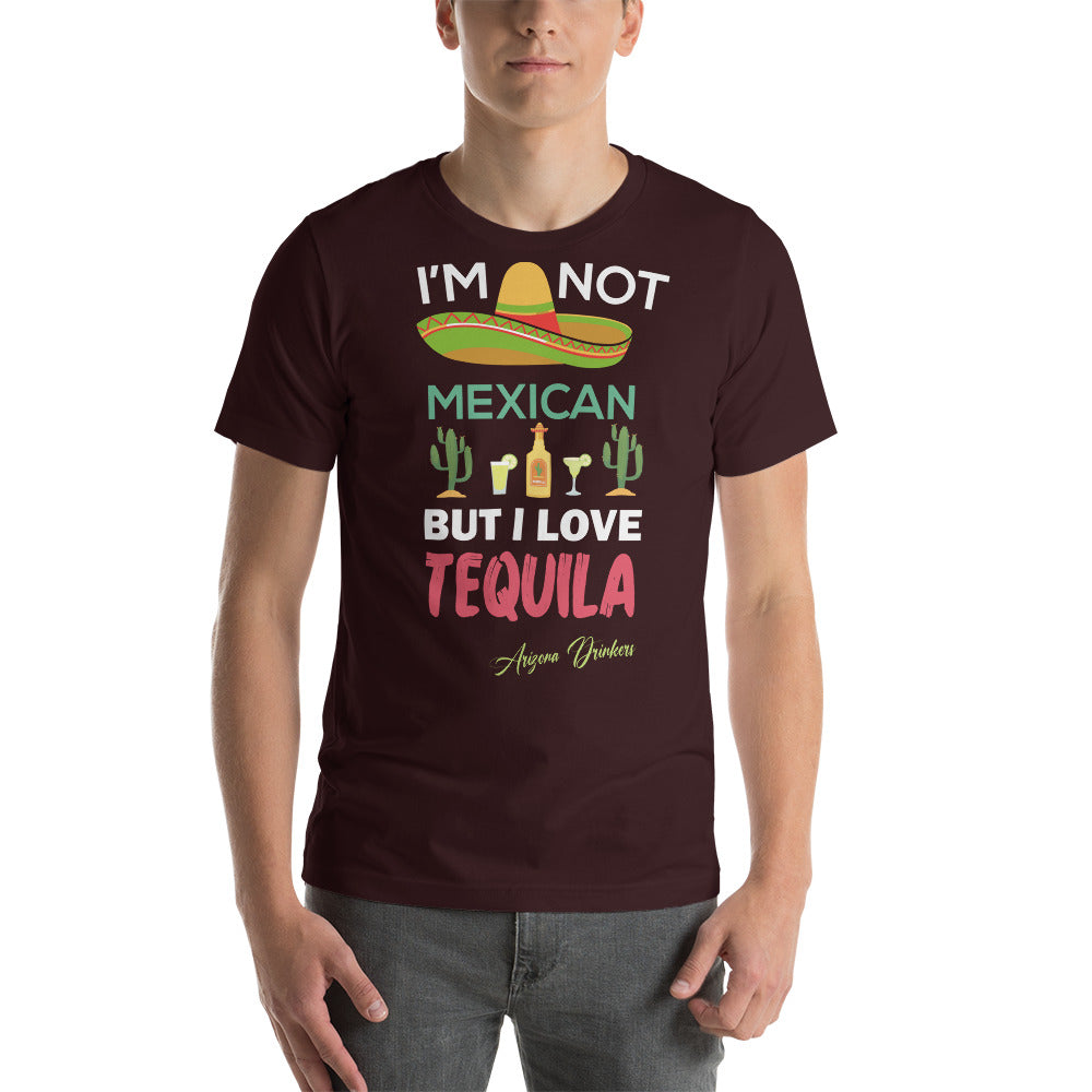 Short-sleeve unisex t-shirt with Drinkers Text on front
