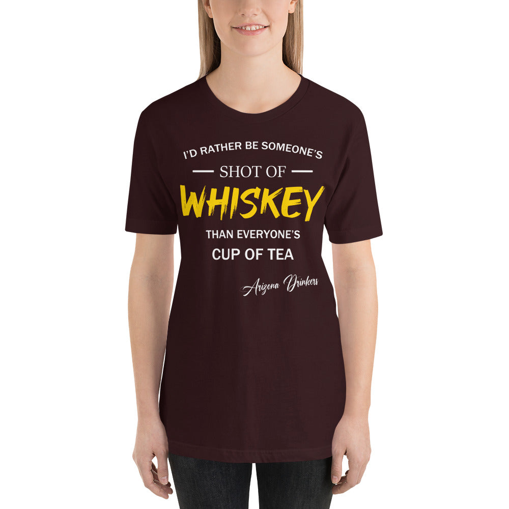 Unisex t-shirt with Drinkers Text