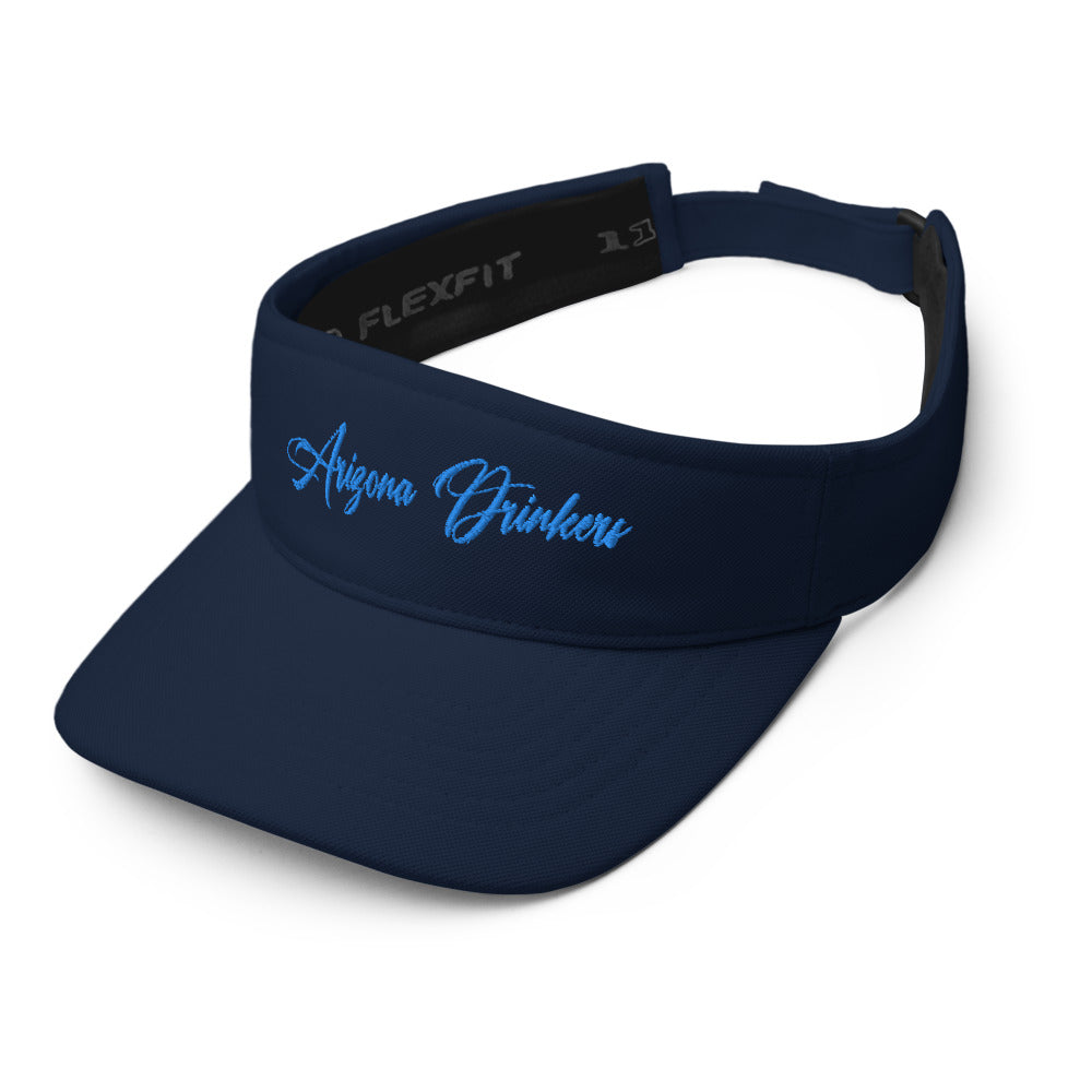 Visor with Arizona Drinkers in Blue Color on Front