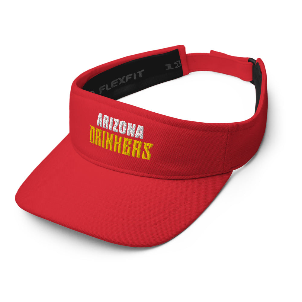 Visor with Arizona Drinkers in Yellow Color on Front