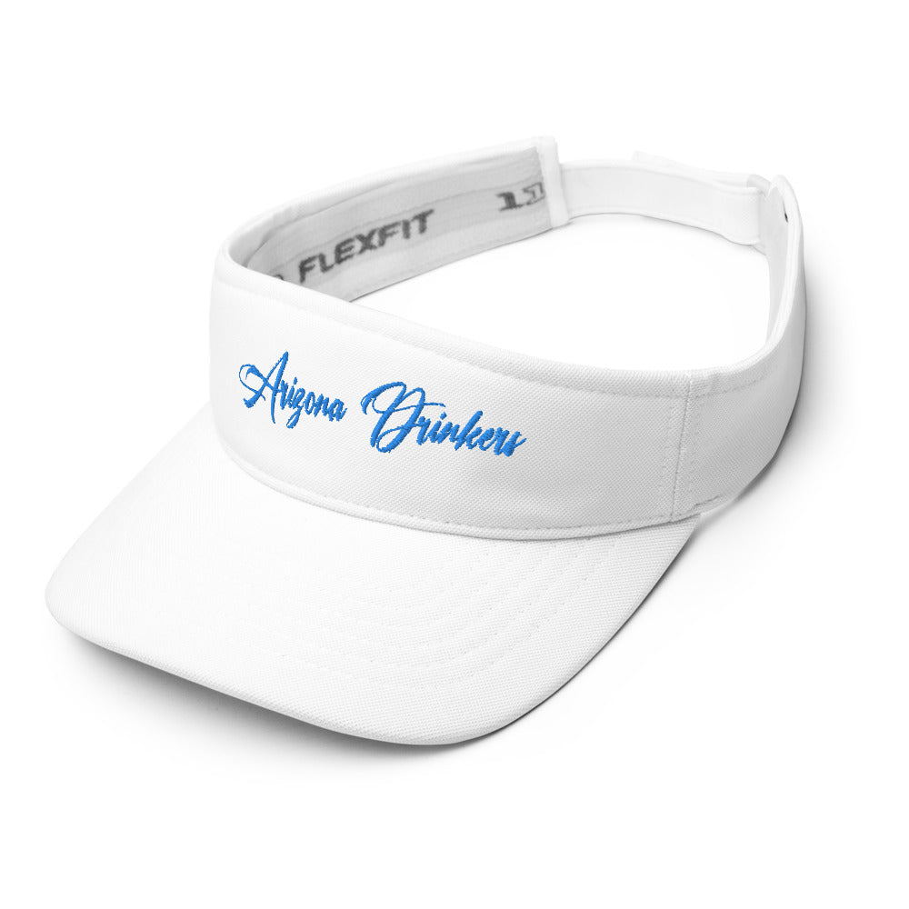 Visor with Arizona Drinkers in Blue Color on Front