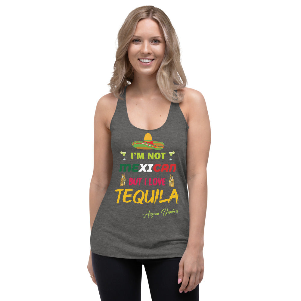 Women's Racerback Tank with Arizona Drinkers Text on front