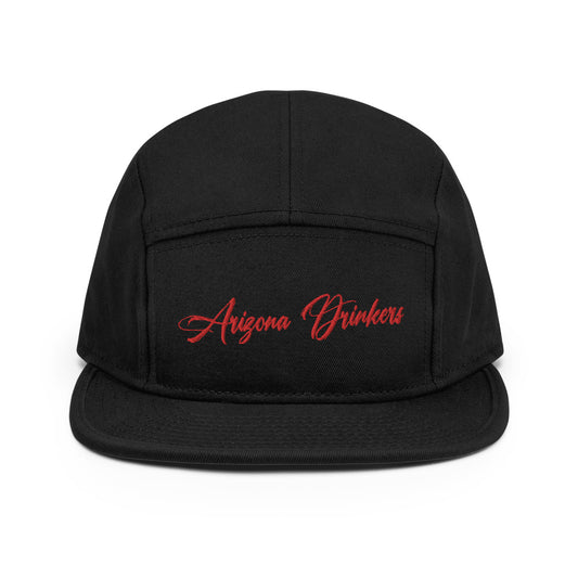 5 Panel Camper with Arizona Drinkers in Red Color on Front