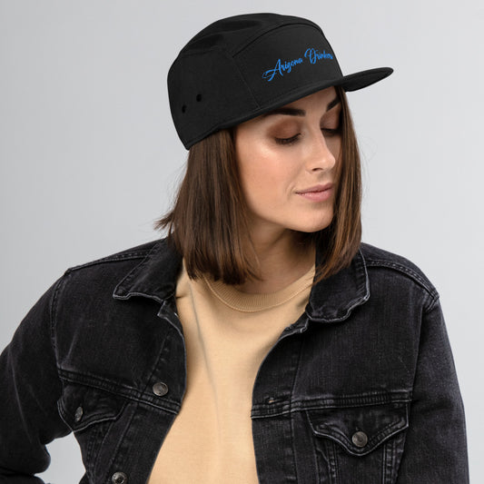 5 Panel Camper with Arizona Drinkers in Blue Color on Front
