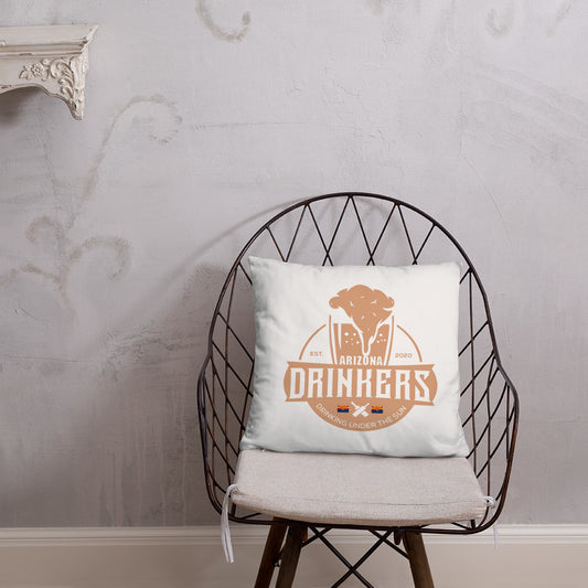 Basic Pillow with Arizona Drinkers Logo