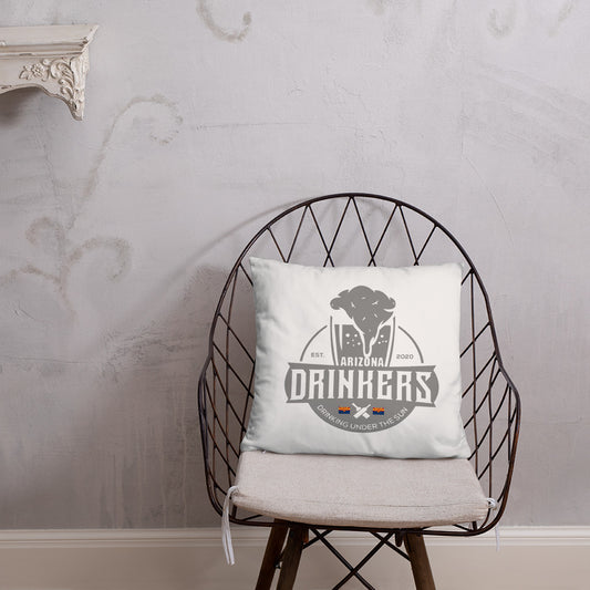 Basic Pillow with Arizona Drinkers Logo