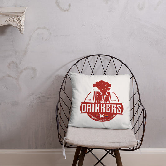 Basic Pillow with Arizona Drinkers Logo
