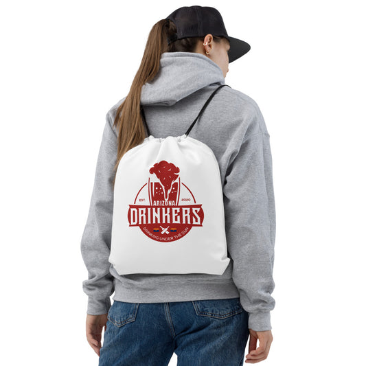 Drawstring bag with Arizona Drinkers Logo
