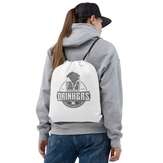 Drawstring bag with Arizona Drinkers Logo