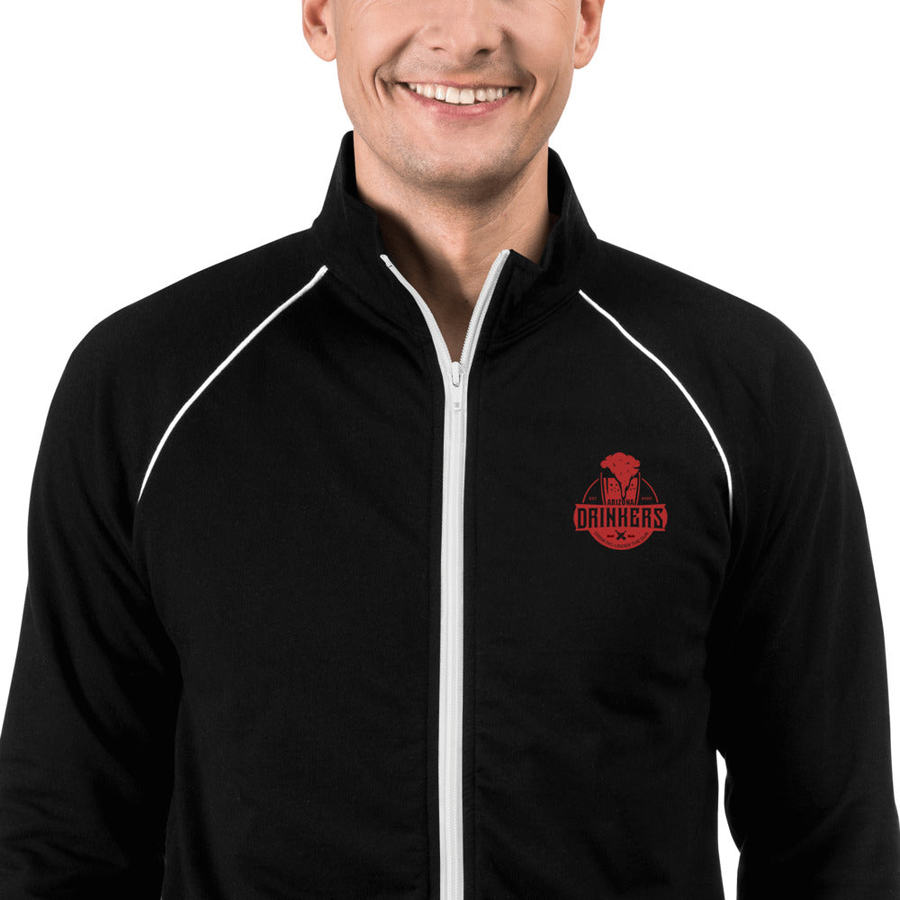 Piped Fleece Jacket with Arizona Drinkers Logo