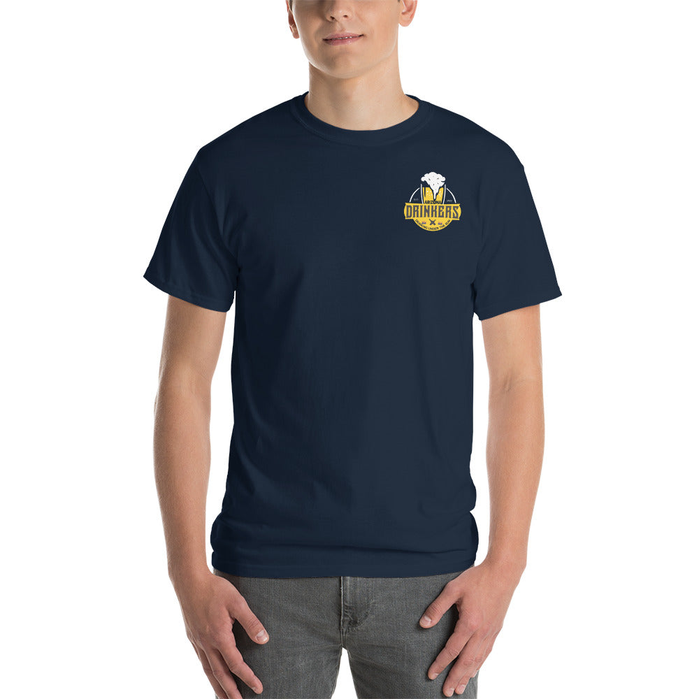 Short Sleeve T-Shirt  with Arizona logo on Front and Drinkers Text on Back