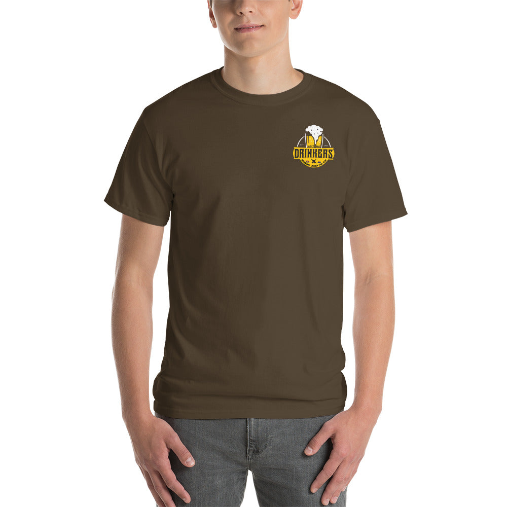 Short Sleeve T-Shirt  with Arizona logo on Front and Drinkers Text on Back