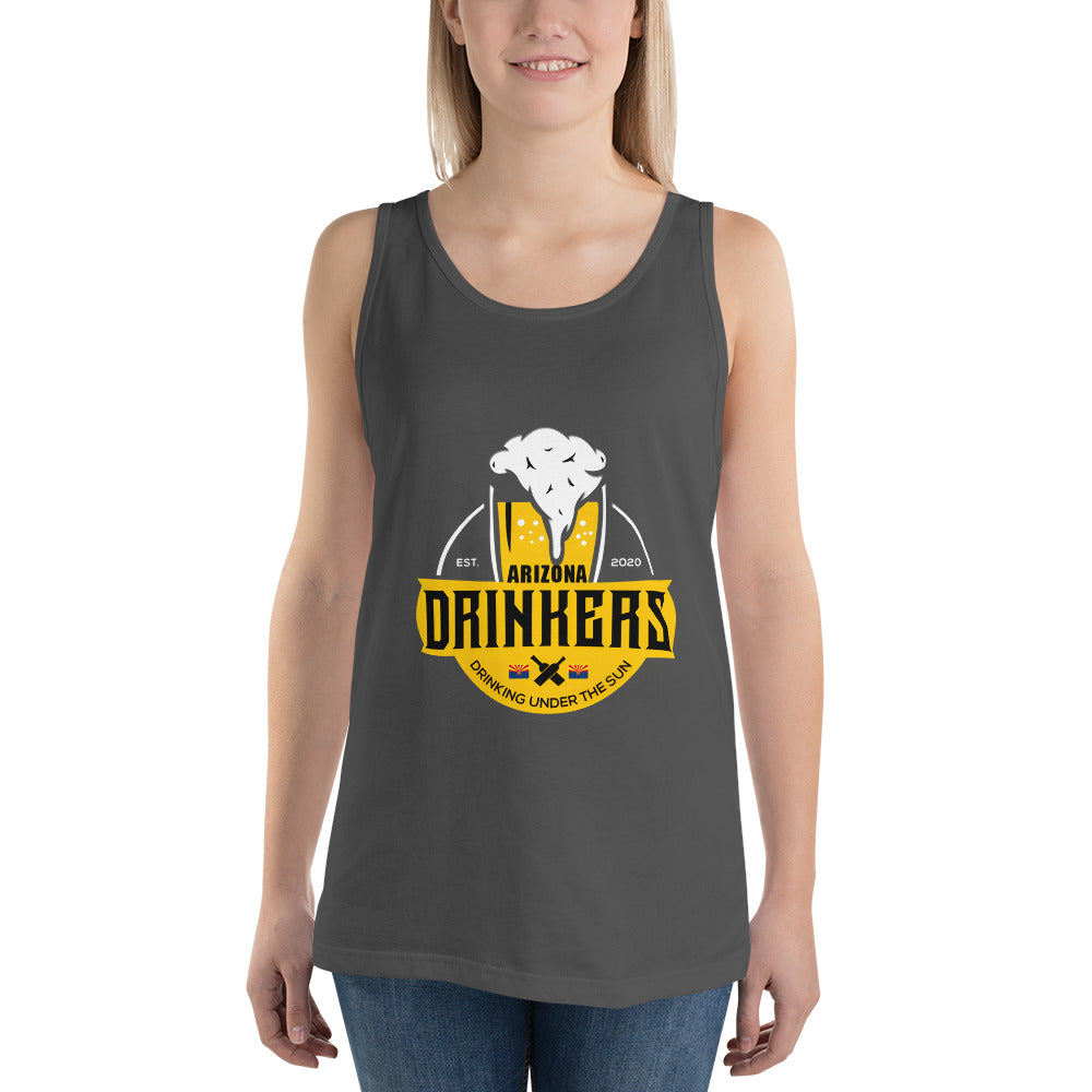 Unisex Tank Top with Arizona Drinkers Logo on front