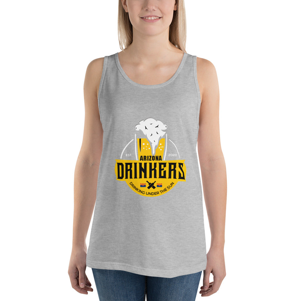 Unisex Tank Top with Arizona Drinkers Logo on front