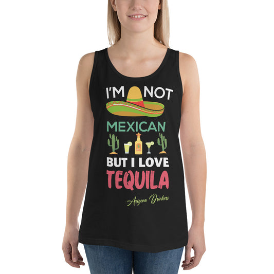 Unisex Tank Top with Arizona Drinkers Text on front