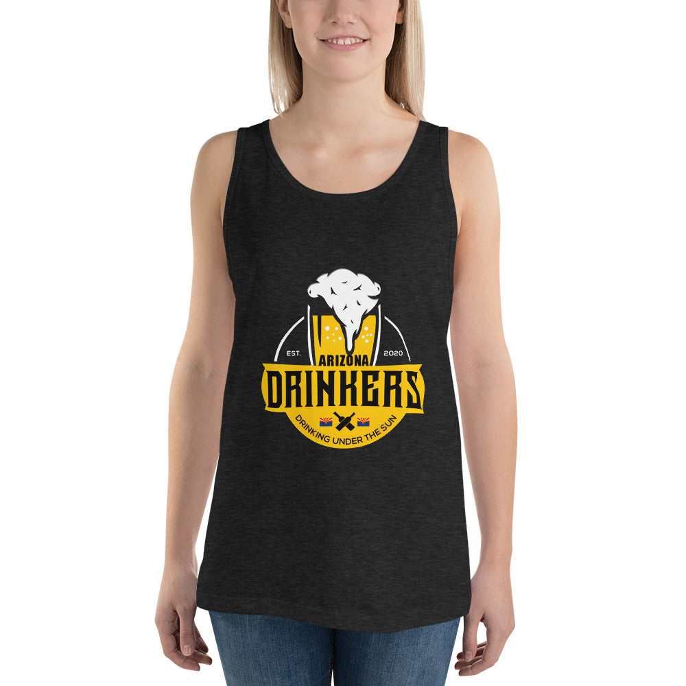 Unisex Tank Top with Arizona Drinkers Logo on front