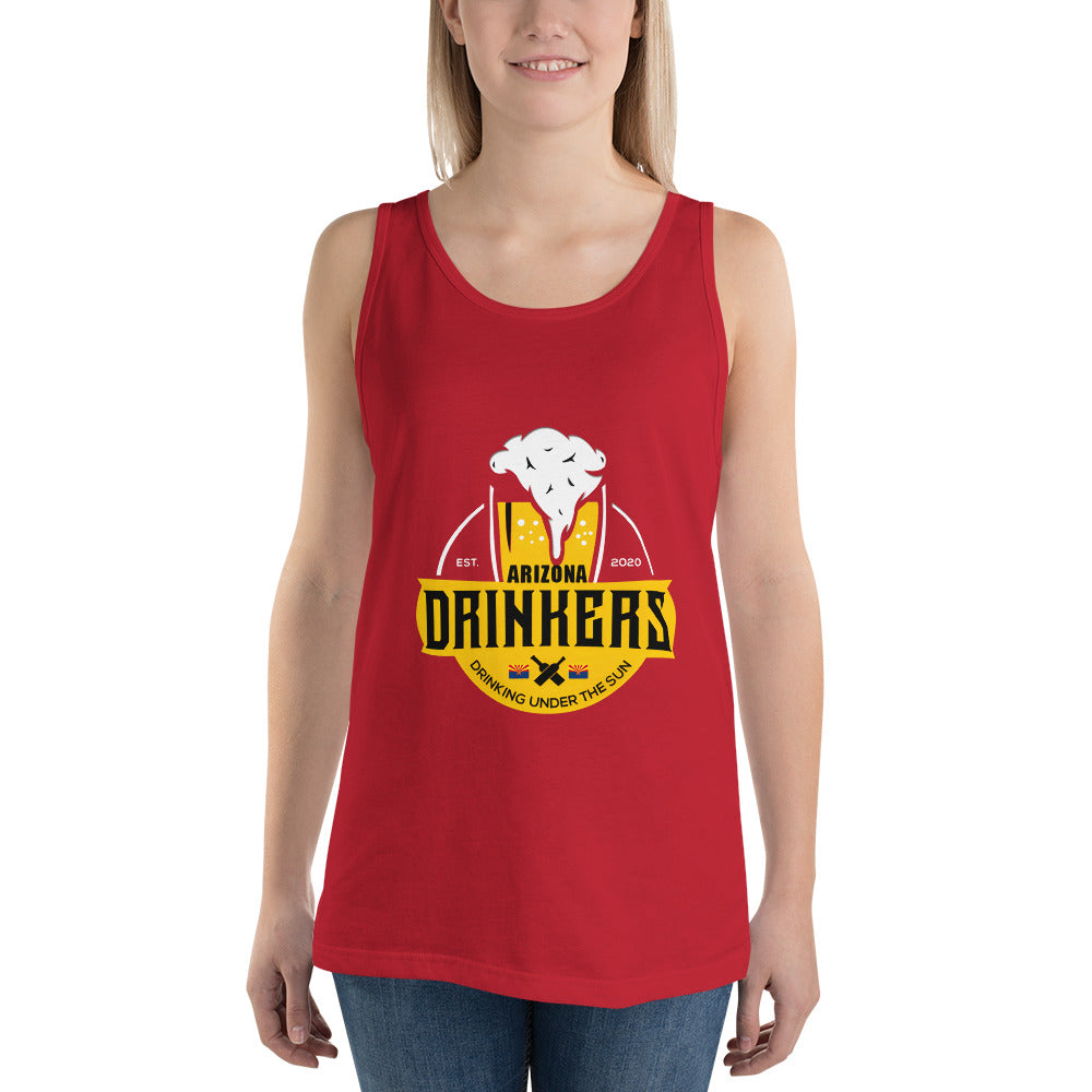 Unisex Tank Top with Arizona Drinkers Logo on front